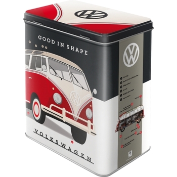 Nostalgic Art 20cm/3L Tin Box Metal Storage VW Good In Shape Large