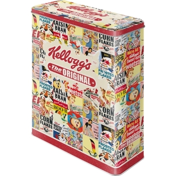 Nostalgic Art 26cm/4L Tin Metal Storage Box Kellogg's The Original XL