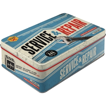 Nostalgic Art 23cm/2.5L Flat Tin Storage Service & Repair