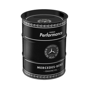 Nostalgic-Art Money Box Oil Barrel 9.3x11.5cm - Mercedes Benz Engine Oil