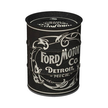 Nostalgic-Art Money Box Oil Barrel 9.3x11.5cm - Ford Vintage Logo