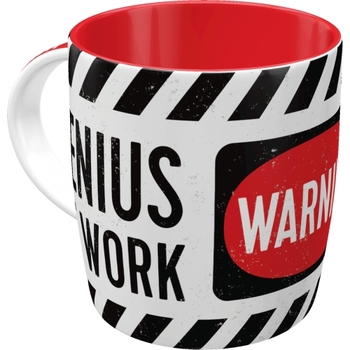 Nostalgic Art Genius At Work 330ml Coffee/Tea Drink Cup Ceramic Mug