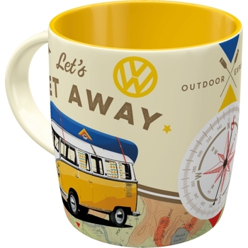 Nostalgic Art VW Bulli Let's get Away 330ml Coffee/Tea Drink Ceramic Mug
