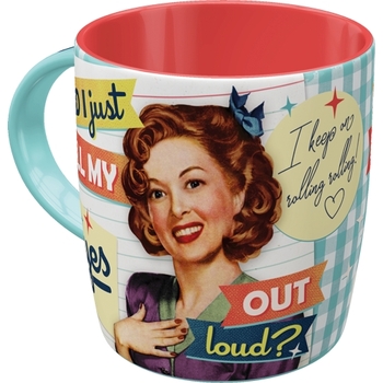 Nostalgic Art Did I Just Roll My Eyes Out Loud? Drink Cup 330ml Ceramic Mug