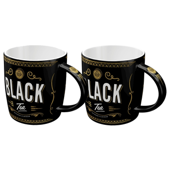 2PK Nostalgic Art Ceramic Mug Black Tea Coffee/Cup Drinkware