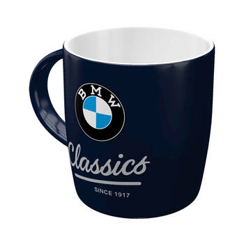 Nostalgic-Art Ceramic Mug BMW Classics 9x9cm - Black
