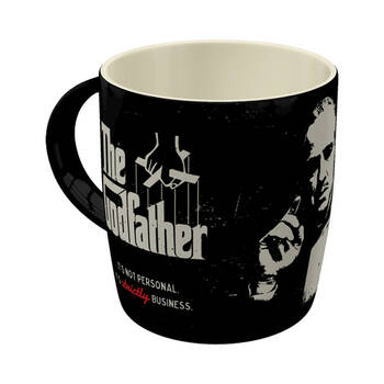 Nostalgic-Art Ceramic Mug The Godfather Strictly Business 9x9cm - Black