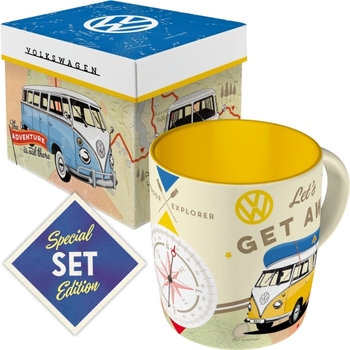 Nostalgic Art Kombi Lets Get Away 330ml Ceramic Mug/Gift Box Combo