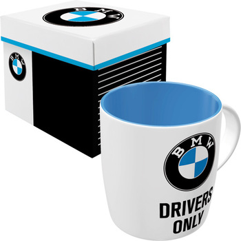 Nostalgic Art BMW Drivers Only 330ml Ceramic Mug/Gift Box Combo