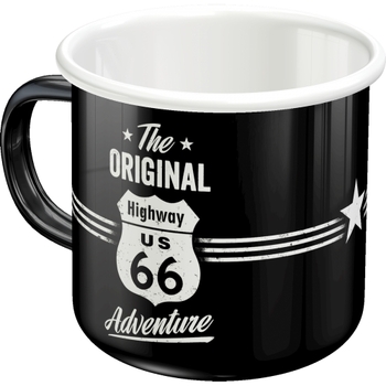 Nostalgic Art Route 66 Adventure Coffee/Tea Cup 360ml Enamel Mug