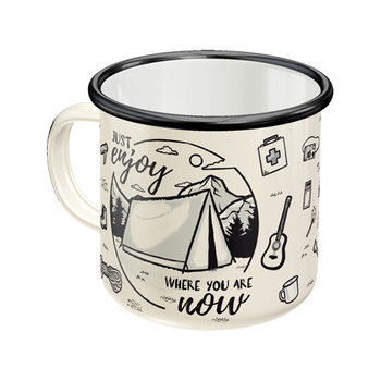 Nostalgic Art The Mountains Are Calling Cup 360ml Enamel Mug