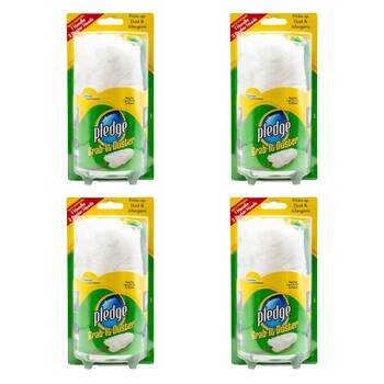 4PK Pledge Grab It Duster Home Cleaner Dust/Allergen Remover