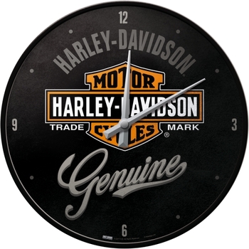 Nostalgic Art 30cm Harley-Davidson Genuine Quartz Round Wall Clock