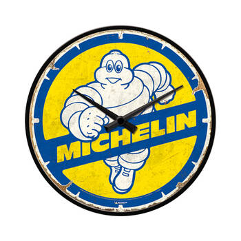Nostalgic-Art Metal Retro Look Wall Clock Michelin Bibendum 80S 30cm