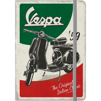 Nostalgic Art A5 Notebook Vespa The Italian Classic w/ Hard Cover