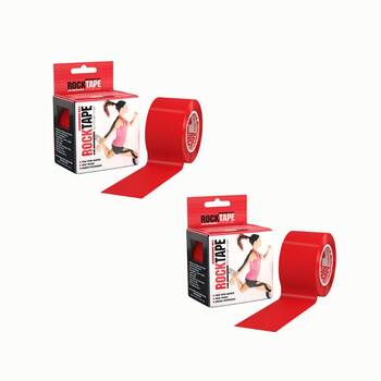 2PK Rocktape Standard Adhesive Training Support Tape - Red