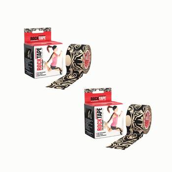 2PK Rocktape Standard Adhesive Training Support Tape - Tattoo