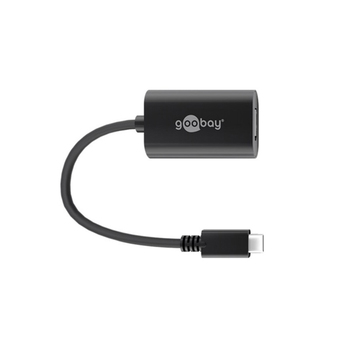Goobay 0.2m USB-C Display Port Adapter 60Hz - Black