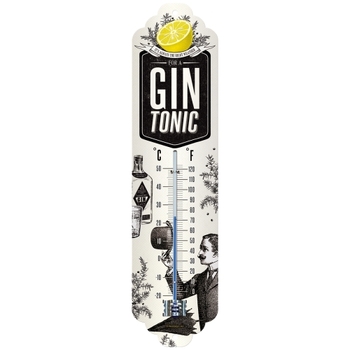 Nostalgic Art 28x6.5cm Wall Thermometer Metal Gin & Tonic Weather