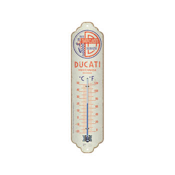 Nostalgic-Art Ducati Moto Servizio Home Decor Indoor/Outdoor Thermometer 28cm