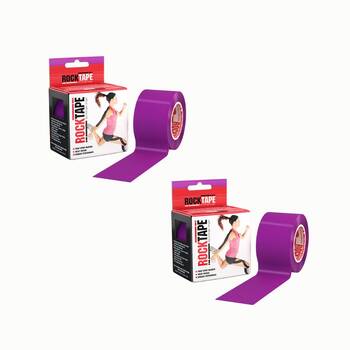 2PK Rocktape Standard Adhesive Training Support Tape - Purple
