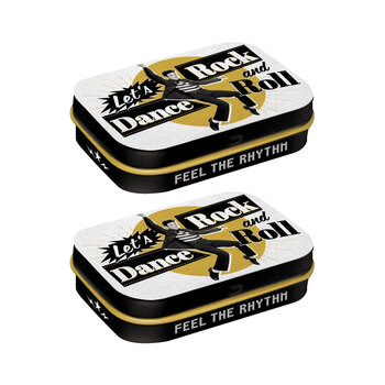 2PK Nostalgic-Art 4x6cm Mint Box Elvis Let's Dance Rock 'n' Roll