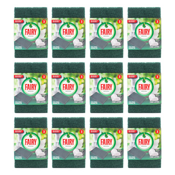 36pc Fairy Original Extra Strong Scouring Pad - Green