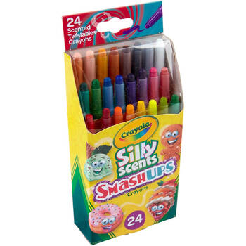 24pc Crayola Silly Scents Smash Ups Mini Twistables Crayons Kids 3y+
