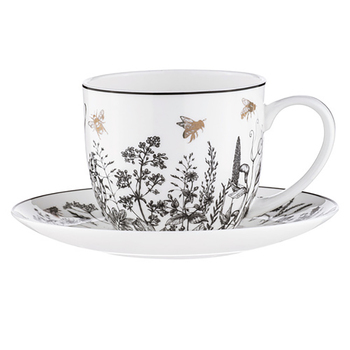 Ashdene Queen Bee Tea/Coffee Latte Drink Mug Cup & Saucer