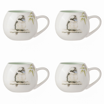 4PK Ashdene Bush Buddies Drink Cup Mini Hug 200ml Mug - Kookaburra
