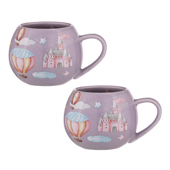2PK Ashdene Up In The Sky Kids/Child 200ml Drinking Mini Hug Mug