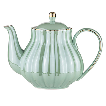 Ashdene Parisienne Pearl Teapot Kettle w/ Infuser - Aquamarine