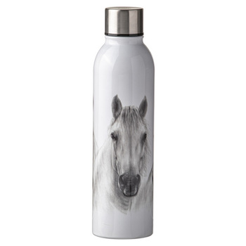 Ashdene Trio Grey 500ml Stainless Steel Bottle - White