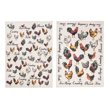 2pc Ashdene Heartland 70x50cm Kitchen Towel - Assorted