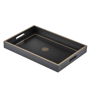 Ashdene Tea Time Accessories 45cm Serving Tray - Black