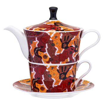 Ashdene Maarakool Art Native Title 350ml Tea For One w/ 250ml Cup/Saucer