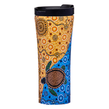 Ashdene Maarakool Art Insulated 500ml Travel Mug - Turtles Dreaming