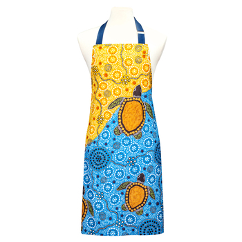 Ashdene Maarakool Art Turtles 89cm Dreaming Apron w/ Adjustable Strap