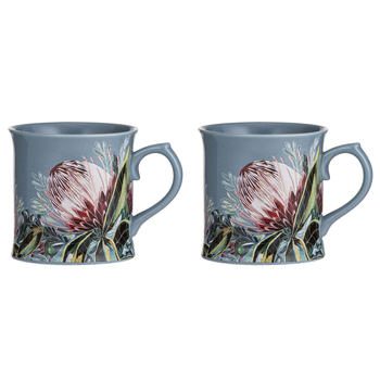 2PK Ashdene New Bone China 440ml/13cm Radiance Misty Mug