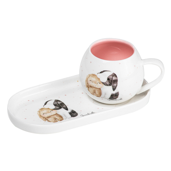 2pc Ashdene Little Darlings Bunnies 200ml Coffee Mug & Plate Set