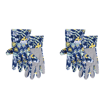 2PK Ashdene Reflection Gardening 24cm Cotton Gloves Planting/Prunning Mitt