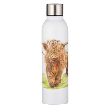 Ashdene Stainless Steel 500ml Highland Herd Drink Bottle w/ Lid