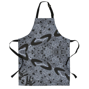Ashdene Cotton Maintaining Our Culture Apron Adjustable - Black
