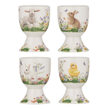 4PK Ashdene New Bone China 6.5cm Sweet Meadows Egg Cup