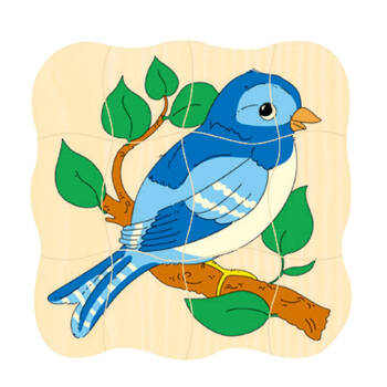 31pc Educo Multilayer Puzzles Grow Up Bird Puzzle Kids/Children - 3y+