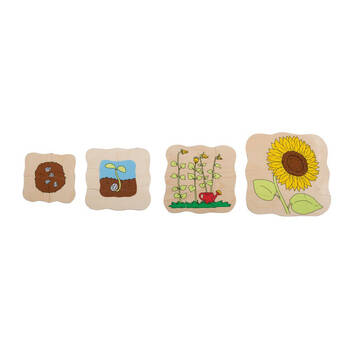 31pc Educo Multilayer Puzzles Grow Up Sunflower Puzzle Kids/Children - 3y+