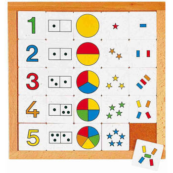 Educo Counting Diagram 1 - 5 Math Skills Educational Toy Kids/Children 3y+