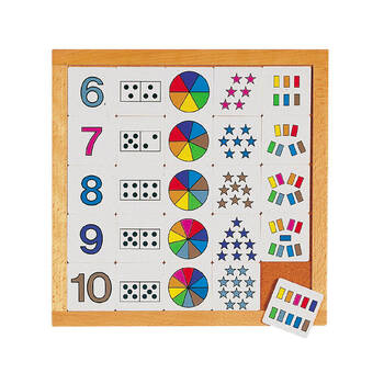 Educo Counting Diagram 6 - 10 Math Learning Educational Toy Kids/Children 3y+