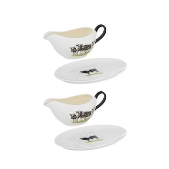 2PK Ashdene Meet The Girls Gravy Boat & Saucer Serveware Set