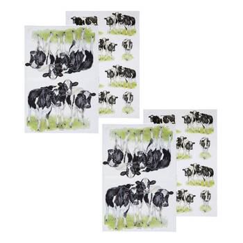 2x 2pc Ashdene Meet The Girls Kitchen Towel Cloth 70x50cm